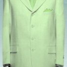 Mens Light Faded Mint Green Suit Poly Blend Light Weight All Year Round