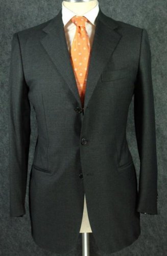 Dark Olive Green Super 150'S Wool Premeier Quality Italian Fabric Design