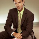 Italian Wine/Brown Italian Super 150'S Wool & Cashmere Premeier Quality Italian Fabric Design