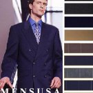 High Quality Double Back Vent Double Breasted Worsted Virgin Wool Comes In 10 Colors