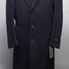 45 Inch Charocal Gray Classic Model Features Button Front Wool&Cashmere