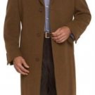Stylish Classic Wool & Cashmere Single Breasted Overcoat Chestnut~Mocca~Tobacco