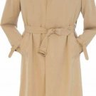 Mens Full Length Trench Coat In Khaki