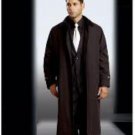 Men'S Polyester/Nylon Long Rain Coat-Trench Coat(Snap Off Liner)