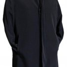 Mens Black 3/4 Raincoat Trench Coat / Trenchcoat