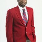 Mens Red 2 Button Sport Coats/Blazers Excellent Quality (Men + Women)