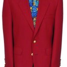 Exclusive Mens 2 Button Stunning Red Dinner Blazer Suit Jacket (Men + Women)