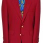 Exclusive Mens 2 Button Stunning Red Dinner Blazer Suit Jacket (Men + Women)