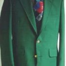 Single Breasted Green~Ivy  Mens 2 Button Blazer Suit Jacket