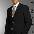 Year'Rounder 19-3 Mens 2 Button Texture Black Blaze Or Jacket With Brass Buttons