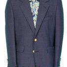Mens 2 Buttons Charcoal Blue (Almost Teal) Blazer (Men + Women)