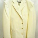 3/4 Button Off White~Ivory Mens Dress Blazer With Metal Buttons In 7 Colors