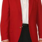 Red Two Button Blazer Wool Blend (Men + Women)