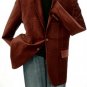 2 Button Mens Brown Velvet Blazer
