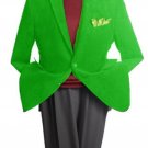 Men'S 2 Button Classic Cotton/Rayon Blazer Lime Green