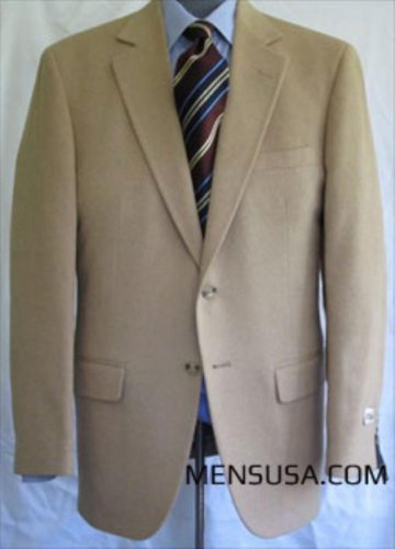 Single Breasted Camel Hair Sport Coat