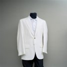 Men'S 2 Button Blazer White