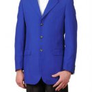 Men'S Royal Blue Single Breasted Three Button Suit Jacket Sportscoat Dinner Blazer