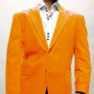 Orange Super 150'S Velvet Fabric Sport Coat