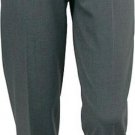 Mizzani Light Gray Pleated Super 120'S Wool Premeier Quality Italian Fabric Dress Slacks