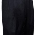 Super Quality Dress Slacks / Trousers Black Pleated Men'S Pants