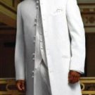Matrix Style 45 Icnh Full Length Mandarin Collar 10 Button (5 X 2 Pair)