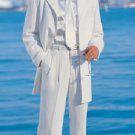Men'S White Modern Dress Fashion Suit