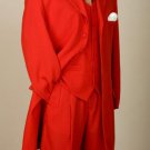 Fashionable Fire Engine Red Men'S Zoot Suits