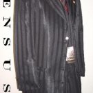 Shiny Black Ton On Ton Mens Fashion Dress Suits