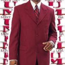 2 Or 3 Button Wine Burgundy Mens Fashion Suits (Not Long)
