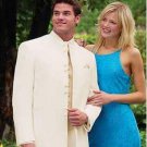 Best Quality Mandarin Collar Off/Ivory White Mandarin Suit