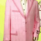 Men'S Fashion Pink Suit