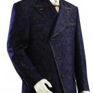 Men'S Long Zoot Suits In Blue Color