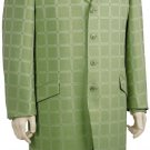 Mens Luxurious 3 Piece Long Zoot Suit Olive