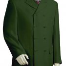Mens Fashionable Olive 100% Poly Zoot Suit