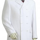 Men'S Fashionable White Zoot Suit