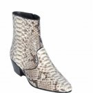 Natural Python European Style Dress Boot
