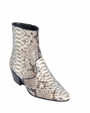 Natural Python European Style Dress Boot