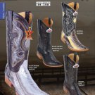 Los Altos Xxx-Toe Genuine Ostrich Leg Mens Western Cowboy Boot Diff.Colors/Sizes