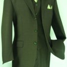 Men'S Fashion Suit In Super 150'S Luxurious Wool Feel Olive