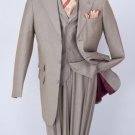 Men'S 3 Piece Fashion Tan Suit - Notch Lapel