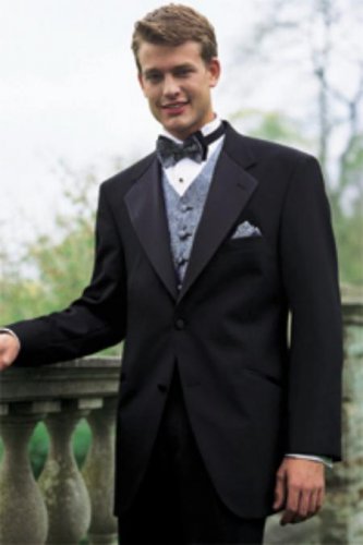 Regal Tuxedo Package: Super 140'S Wool 2 Button Tuxedo, Vest, Shirt, Tie