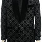 Mens Stylish Fashion Unique Tuxedo Black