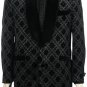 Mens Stylish Fashion Unique Tuxedo Black