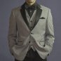 2 Button 3 Piece Black Checkered Fitted Tuxedo