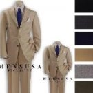 1 Men + 1 Boy Matching Set For Both Father And Son 3 Button Super Fine Wool Feel Poly~Rayon Suit