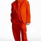 Single Breasted Boy'S Suit Red