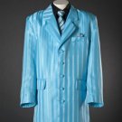Blue Shadow Stripe 5 Piece Zoot Kids-Toddler-Boy Suits (Black Shirt)
