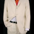 Mens Ivory/Off White 2 Or 3 Button Suit Light Weight On Sale