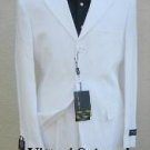 Premeier Quality Italian Fabric Vittori Angel Men White Suit